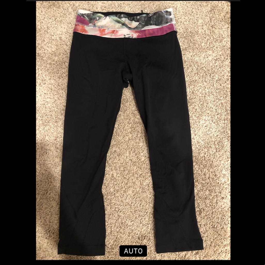 Lululemon Capri Black Leggings Size 4